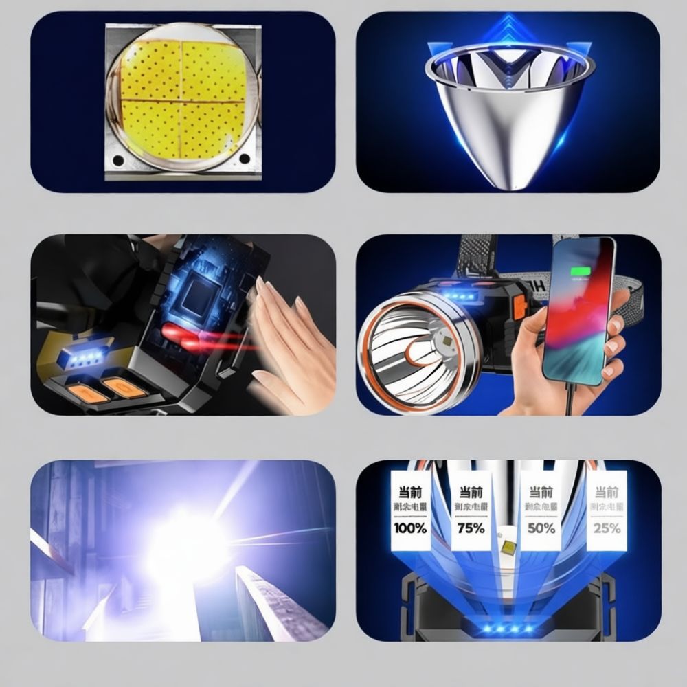 Adventure Outdoor Equipment - Versatile LED Headlight For Outdoor Adventure