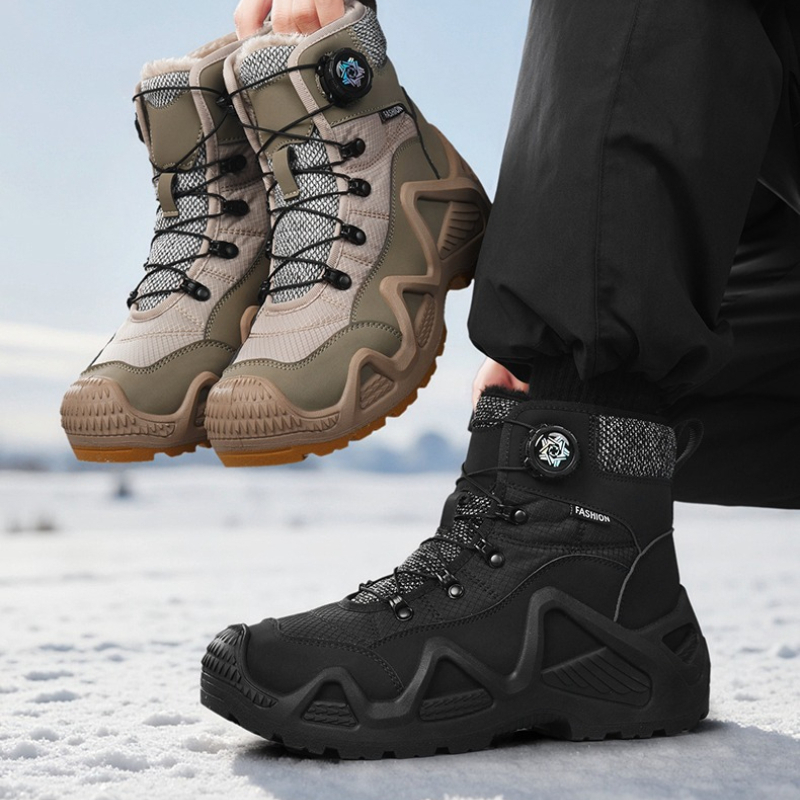 Outdoor Adventure Hiking - Winter High-top Snow Fleece Warm Rotary
