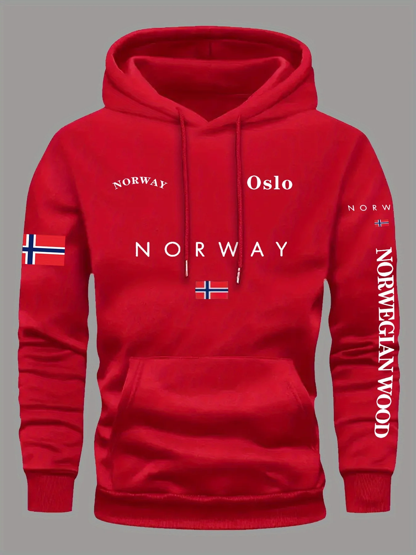 NORWAY Flag Hoodies Men Women  - Outdoor Adventures Clothing 评论和价格