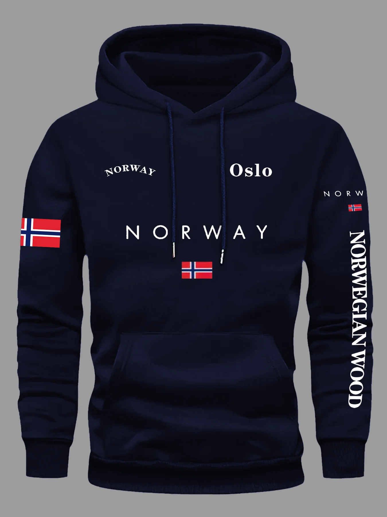 NORWAY Flag Hoodies Men Women  - Outdoor Adventures Clothing 评论和价格