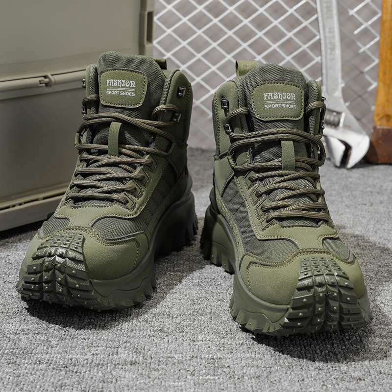 Autumn New High-Top Plus Size  - Outdoor Adventure Shoes 评论和价格