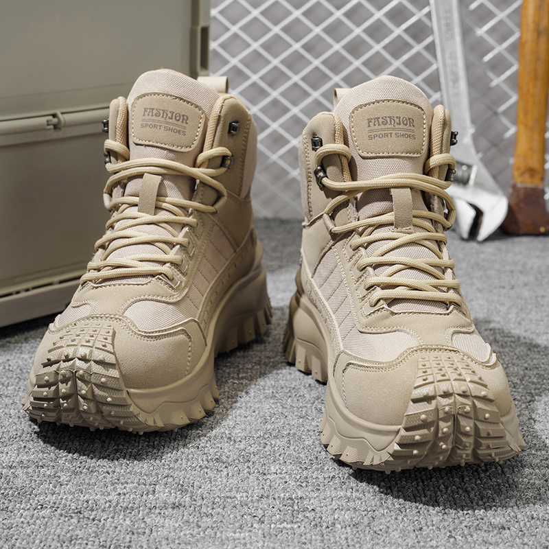 Autumn New High-Top Plus Size  - Outdoor Adventure Shoes 评论和价格