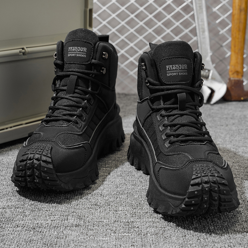 Autumn New High-Top Plus Size  - Outdoor Adventure Shoes 评论和价格