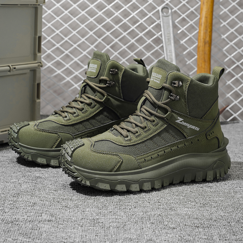 Autumn New High-Top Plus Size  - Outdoor Adventure Shoes 评论和价格