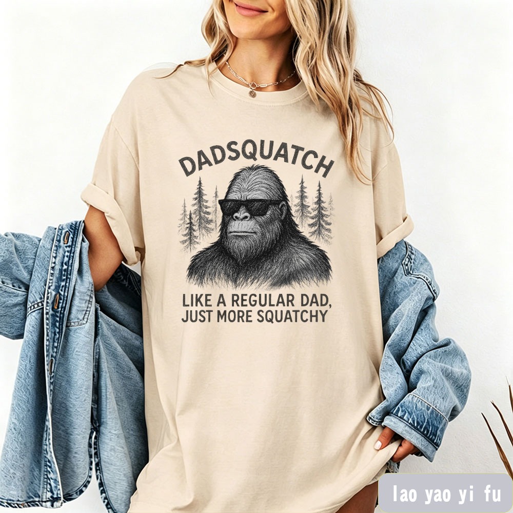 Funny Bigfoot Dad Gift Fashion - Outdoor Adventures Clothing 评论和价格