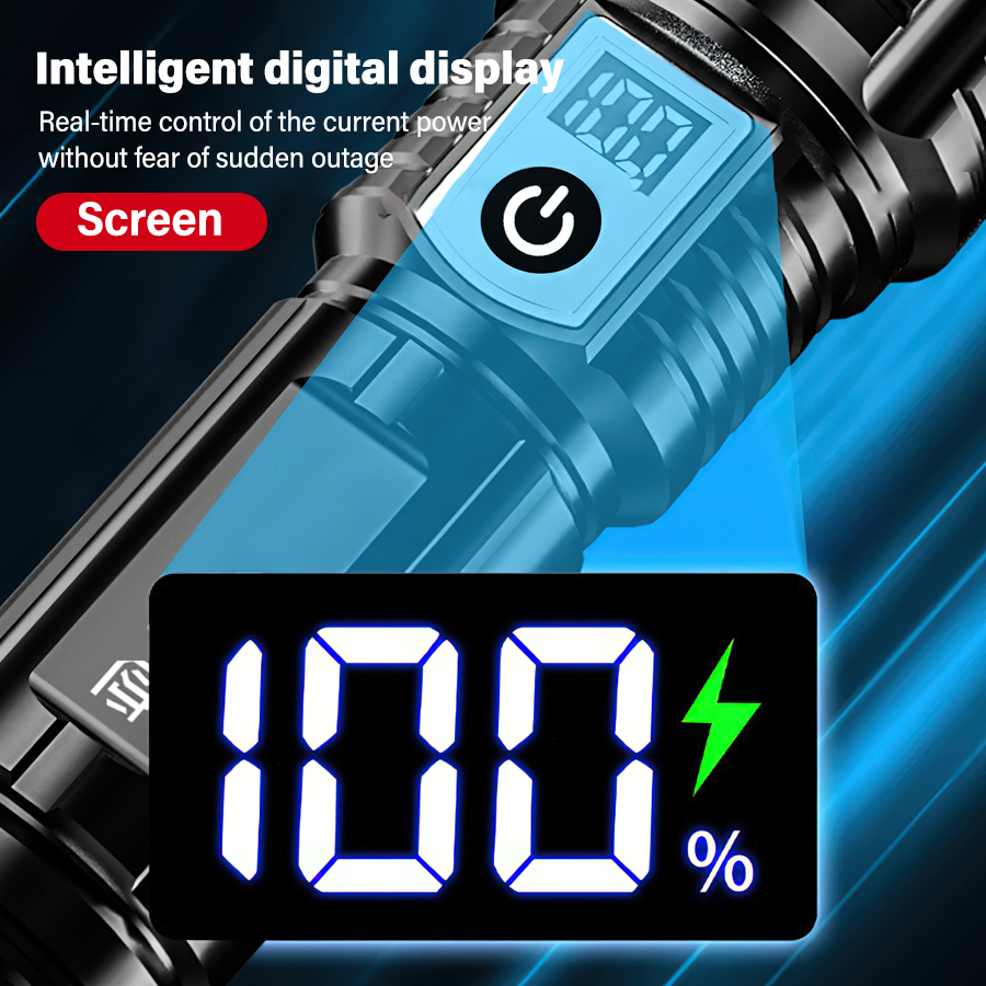 High Power 200000LM LED Flashl - Outdoor Adventure Camp 评论和价格