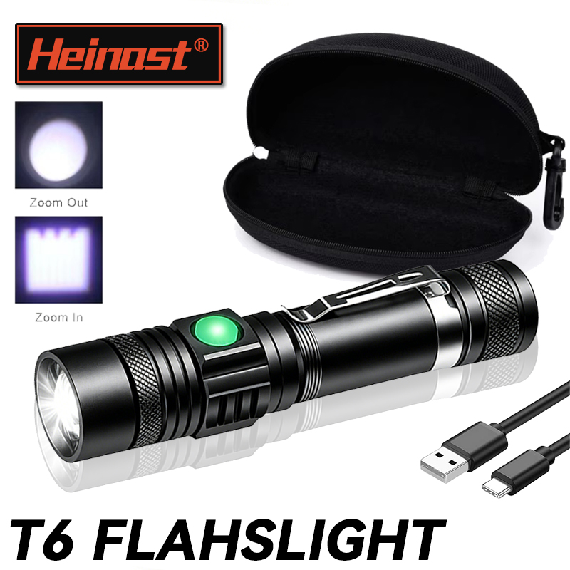 T6 LED Rechargeable Flashlight - Outdoor Adventure Hiking 评论和价格