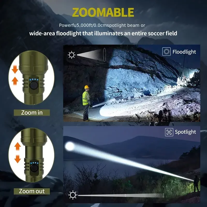 Ultra Powerful Flashlight Conc - Outdoor Adventure Camp 评论和价格