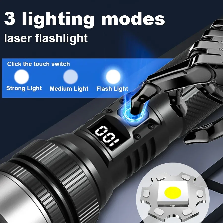 Ultra-Bright Rechargeable Flas - Outdoor Adventure Hiking 评论和价格
