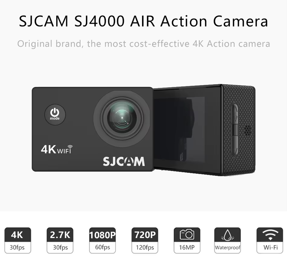 SJCAM SJ4000 Air 4K Recording  - Outdoor Adventure Images 评论和价格