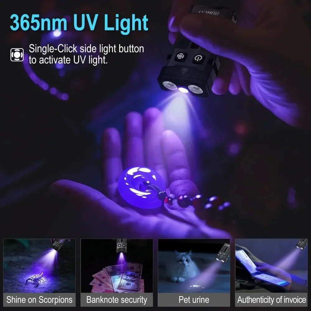 BORUiT EV20 1100LM EDC UV Keyc - Outdoor Adventure Camp 评论和价格