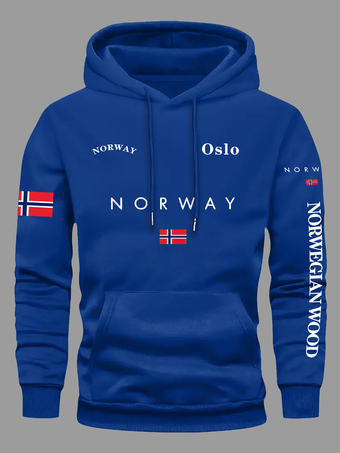NORWAY Flag Hoodies Men Women  - Outdoor Adventure Outfit 评论和价格