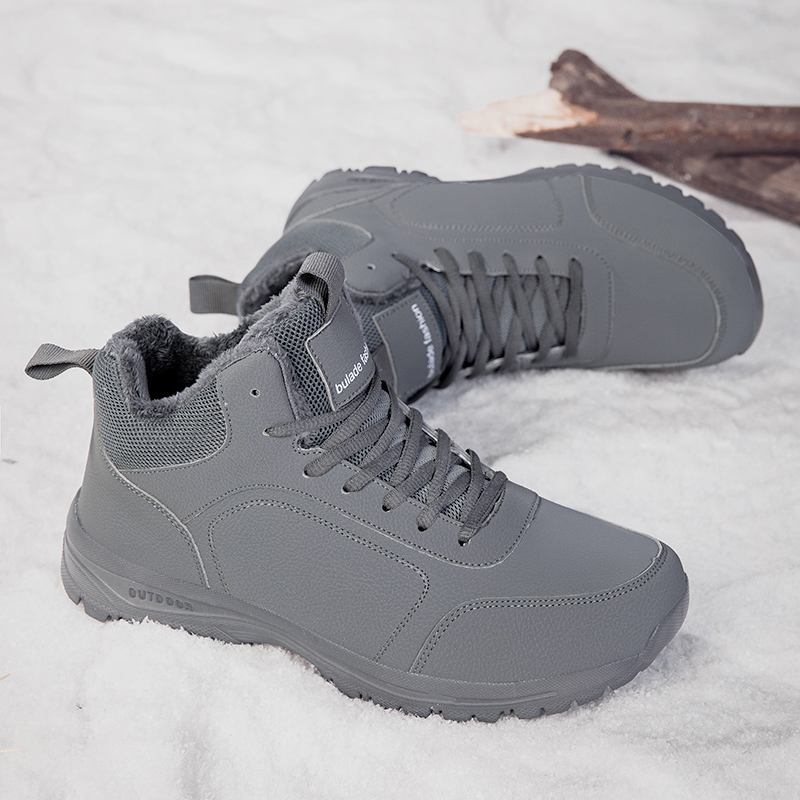 Winter Men's Boots Warm Plush  - Outdoor Adventure Hiking 评论和价格