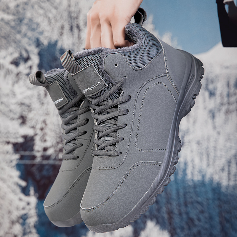 Winter Men's Boots Warm Plush  - Outdoor Adventure Hiking 评论和价格