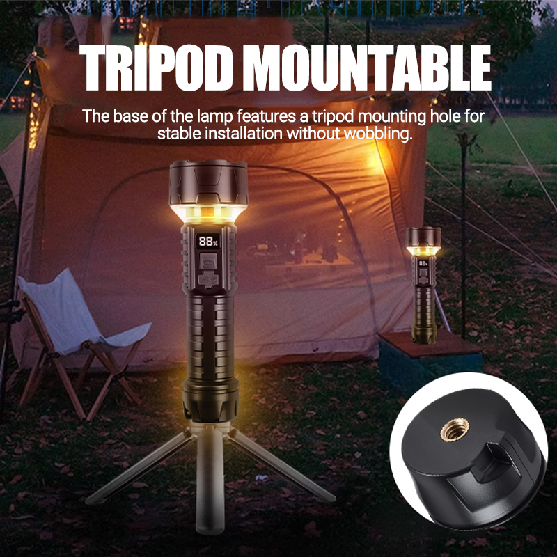 COB LED Flashlight Rechargeabl - Outdoor Adventure Camp 评论和价格