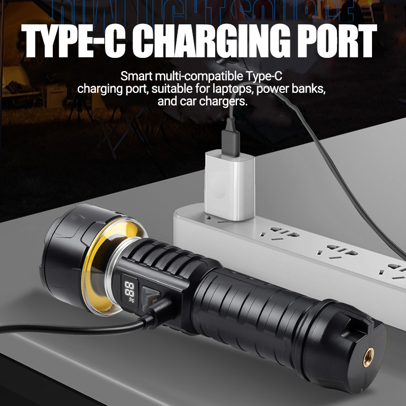 COB LED Flashlight Rechargeabl - Outdoor Adventure Camp 评论和价格