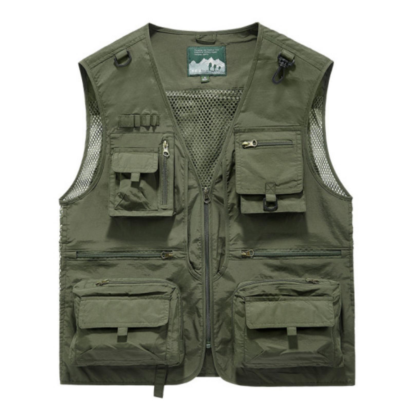 Mens Sleeveless Utility Vest N - Outdoor Adventure Vest 评论和价格
