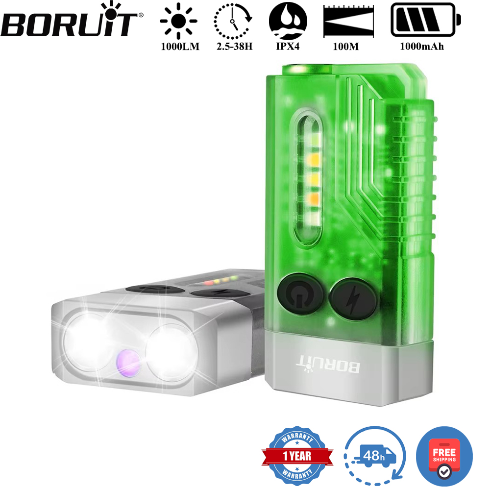 BORUiT V10 Keychain UV LED EDC - Outdoor Adventure Camp 评论和价格