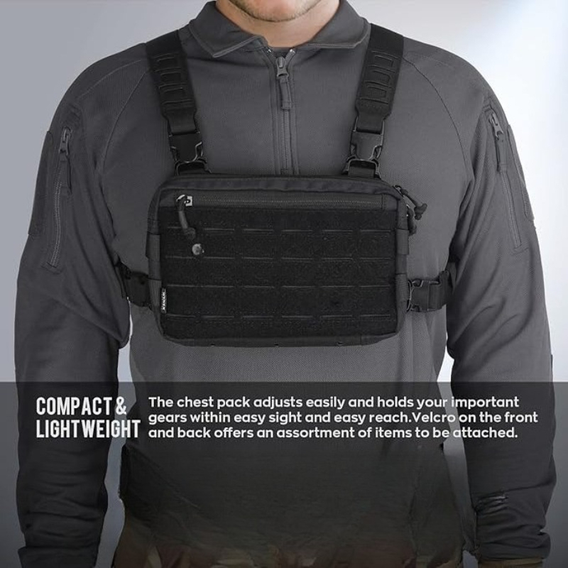 Chest Bag for Men, Fishing Lur - Outdoor Adventure Vest 评论和价格