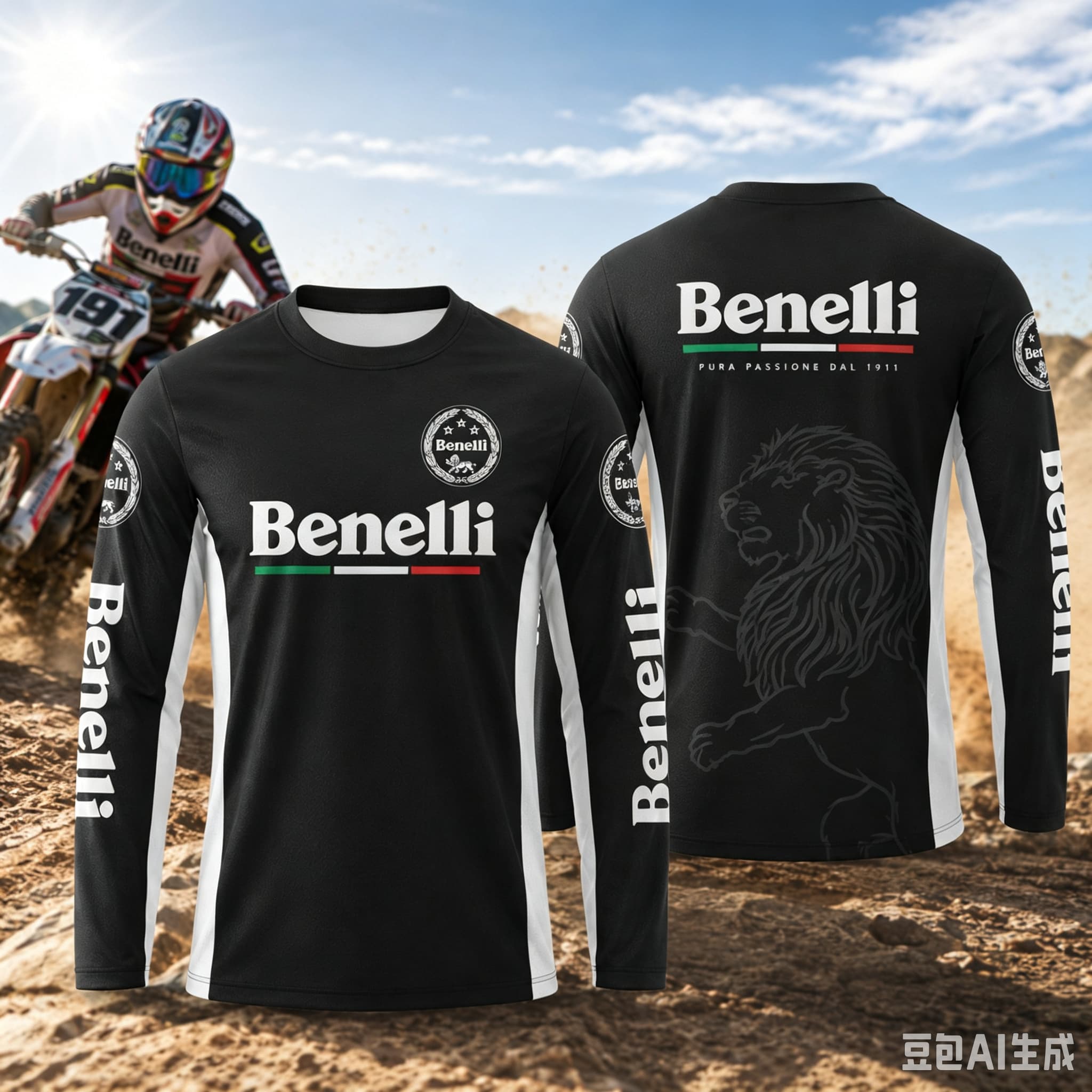 New 2027 Benelli Rider T Shirt - Outdoor Adventures Clothing 评论和价格