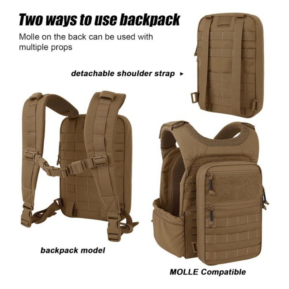 Tactical MOLLE Backpack Waterp - Outdoor Adventure Vest 评论和价格