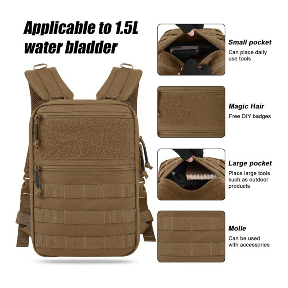 Tactical MOLLE Backpack Waterp - Outdoor Adventure Vest 评论和价格
